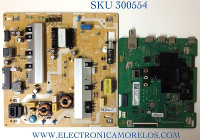 KIT DE TARJETAS PARA TV SAMSUNG MAIN BN94-15784B / BN41-02756A / BN97-16597X / FUENTE BN44-01058A / L55E7_THS / BN4401058A / PANEL CY-RT055HGHV4H / MODELO QN55Q6DTAFXZA CD02 / QN55Q6DTAFXZA / QN55Q6DTAF